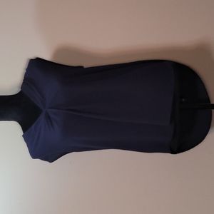 Vici Navy blouse tank top -medium